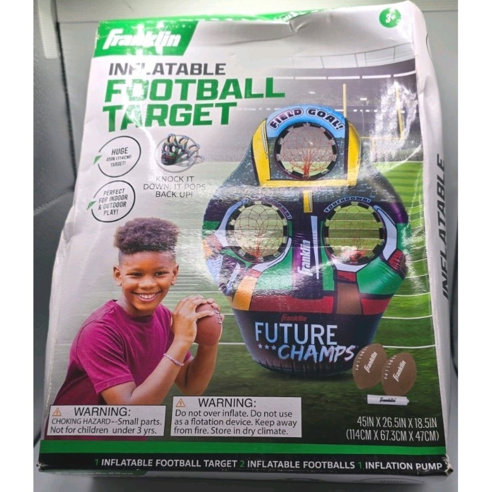 Franklin Future Champs Inflatable Football Target‎ Set w/ 2 Balls & Pump